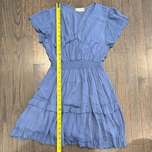 Altar'd State Elegant Blue Dress